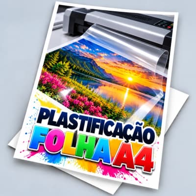 PLASTIFICAÇÃO FOLHA A4